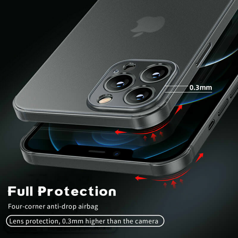 For iPhone 14 Series Case Thin Matte Ultra Slim Shockproof Clear Cover