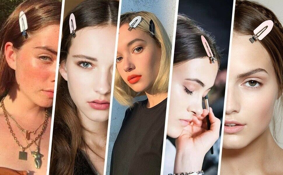 No Bend Hair Clips No Crease Hair Clips Fix Pin Barrette For Makeup Women Girl