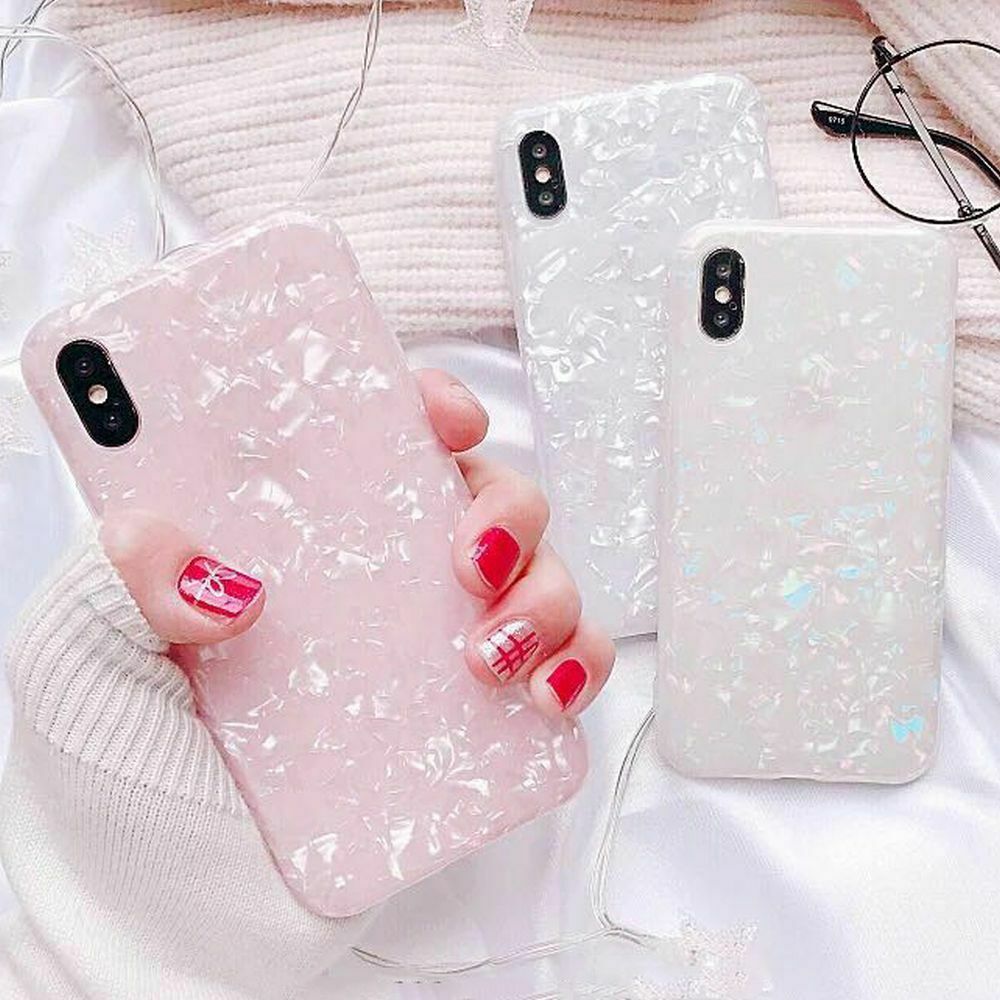 Case For Samsung S10 Cover Marble Silicone Skin TPU Bumper-Pink