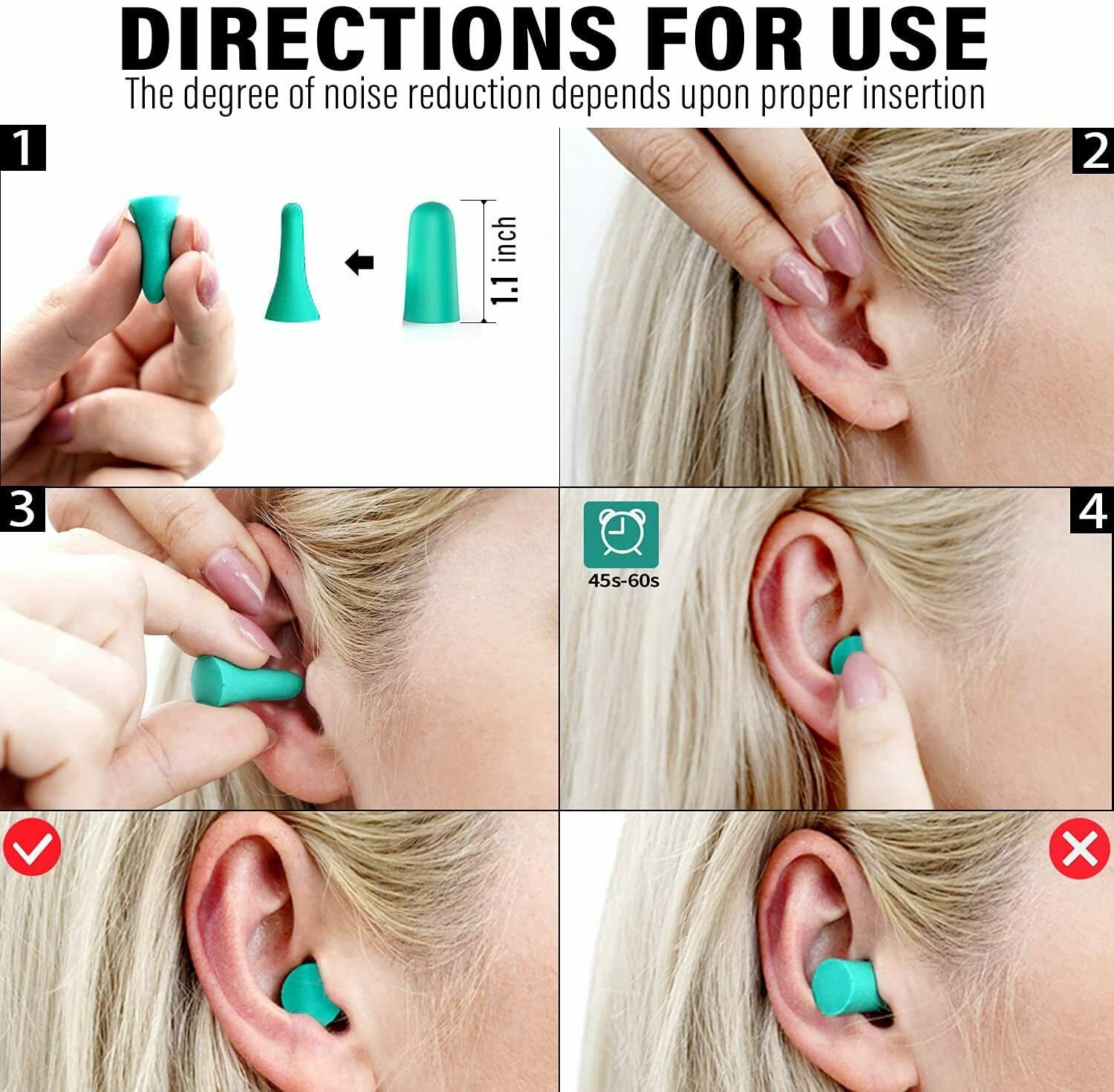 Reusable Earplugs Noise Cancelling Silicone Sleeping Snoring Ear Plugs Study