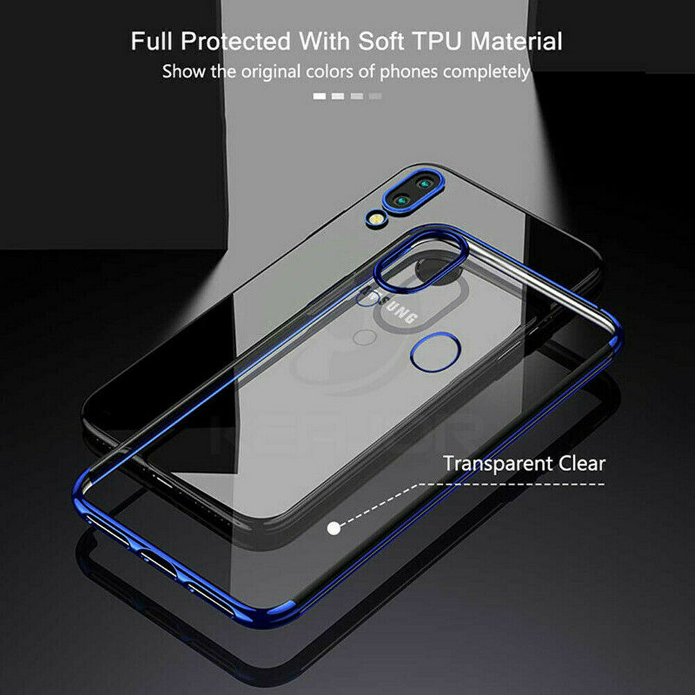 For Samsung Galaxy Note 10 Case Note 10 Clear Slim Palting Soft Rubber Cover