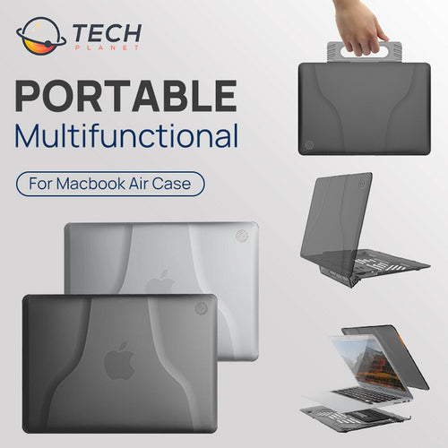 Portable Macbook Air Pro 13" M1 Hard Shell Case A2337 A2338 + Keyboard Cover