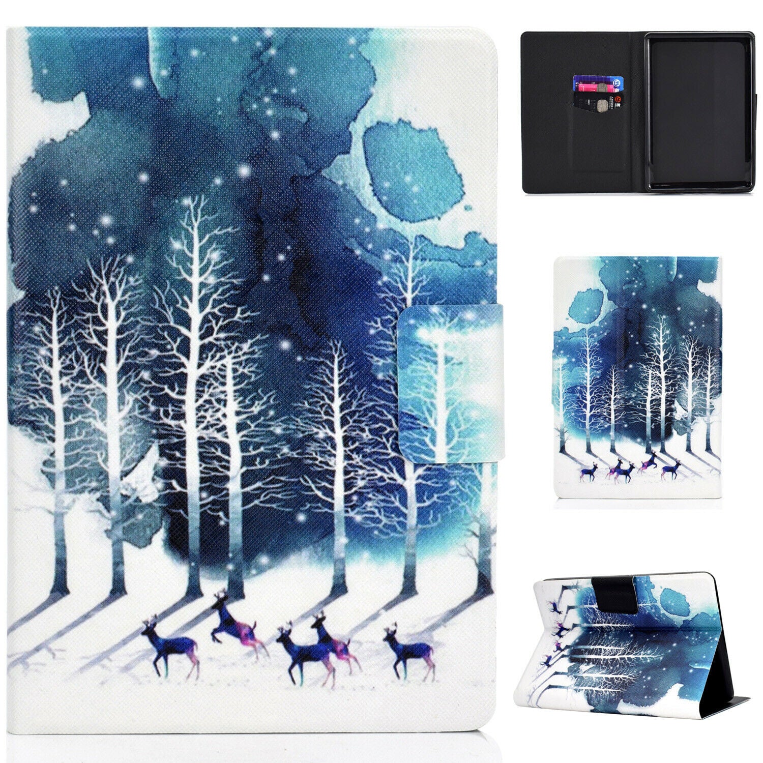 Leather Case For All-New Kindle 2019 10th Gen 6" Card Slot Magnetic Stand Cover