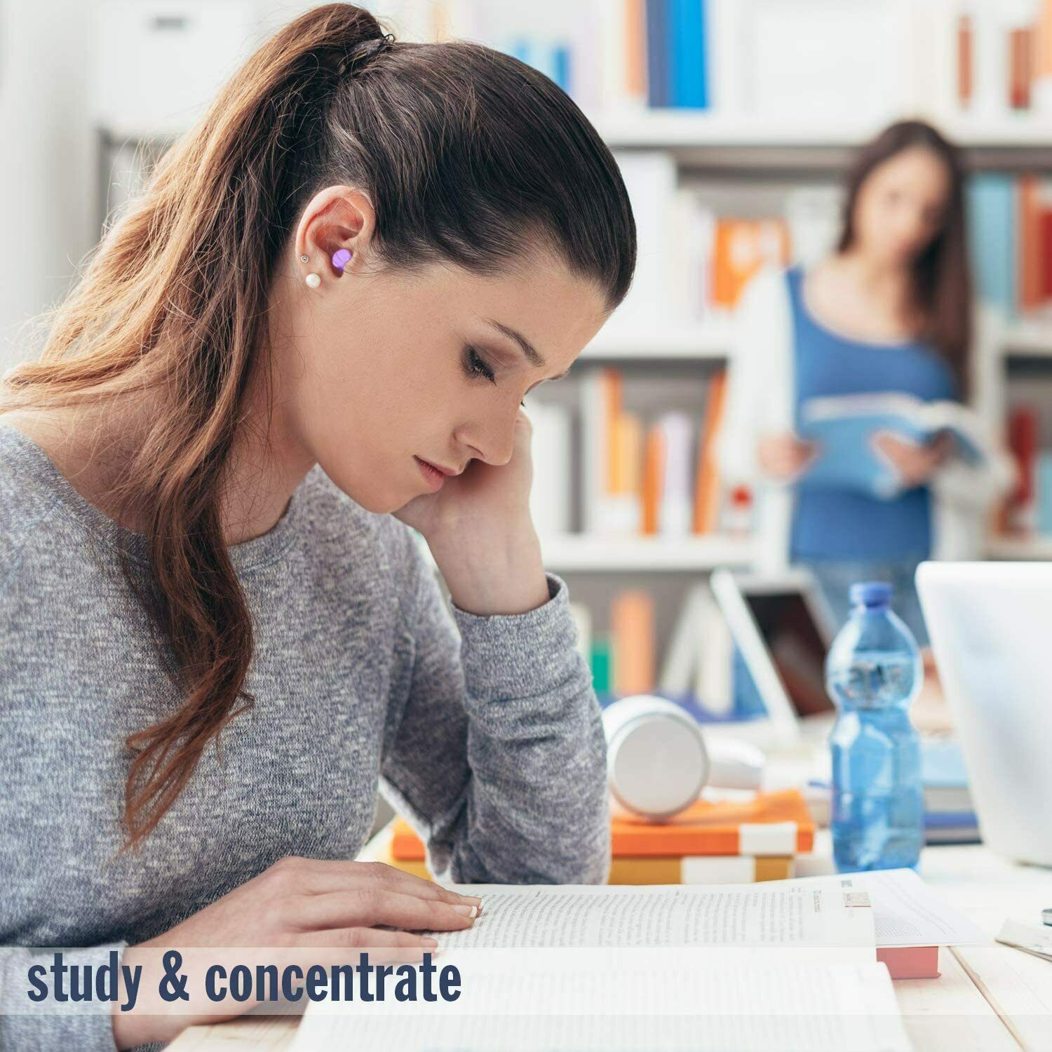 5x Soft Foam Earplugs Noise Reduction Ear plugs Sleeping Shooting Reusable Snore