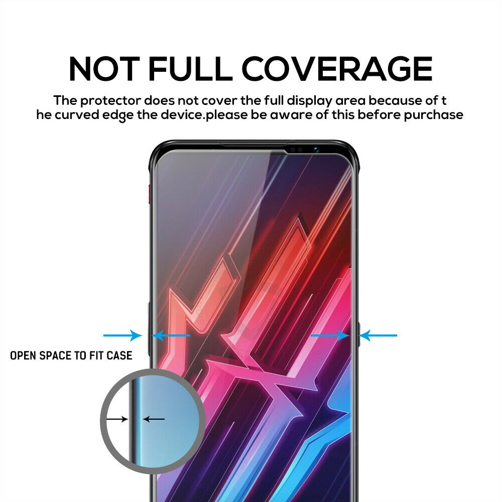 For ZTE Red Magic 6 Pro 5G Full Cover Tempered Glass Lens Camera Screen Protector