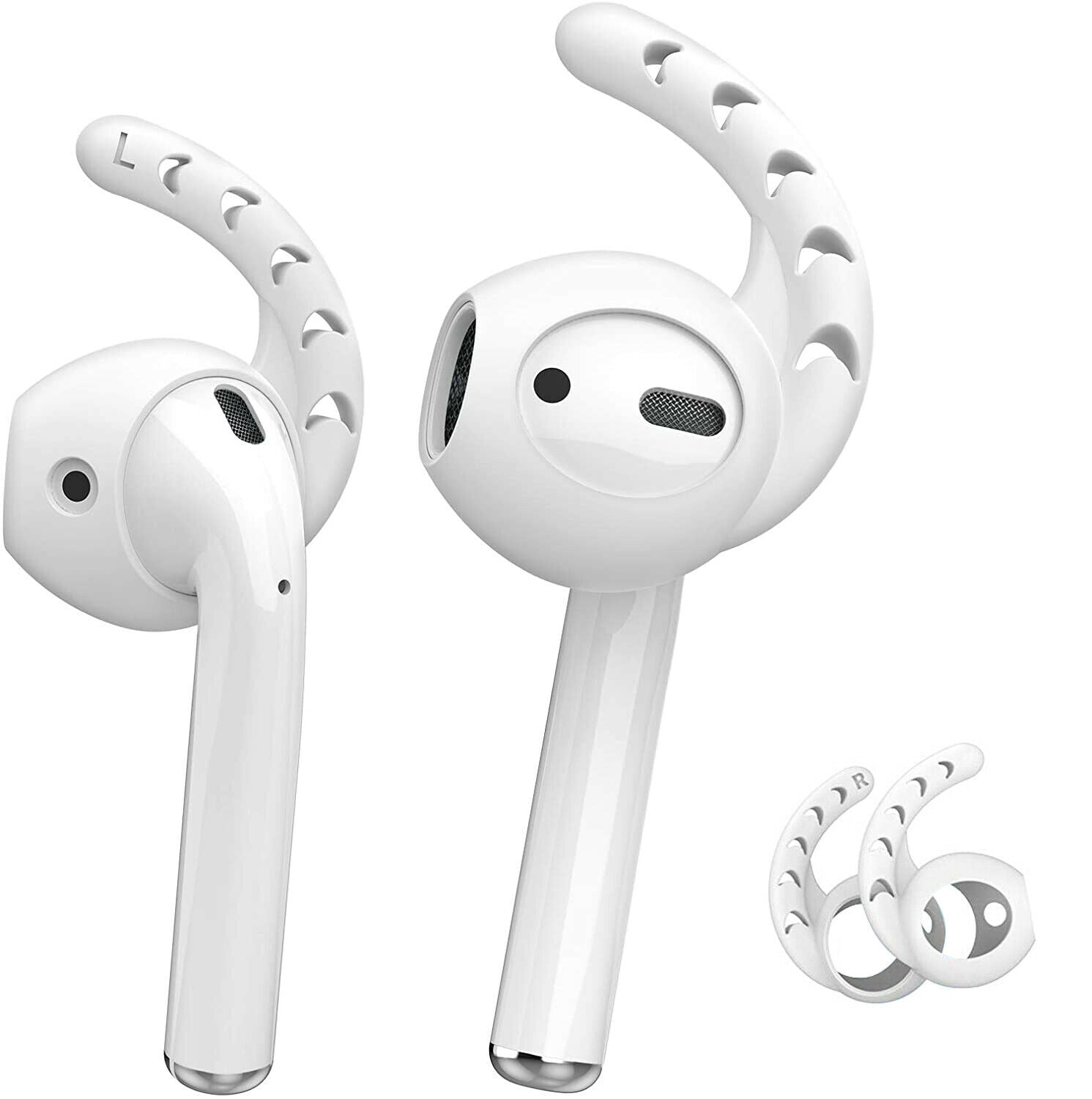 For AirPods 1 2th Gen EarPods Ear Hooks Cover Secure Holder AntiLost Loops Case