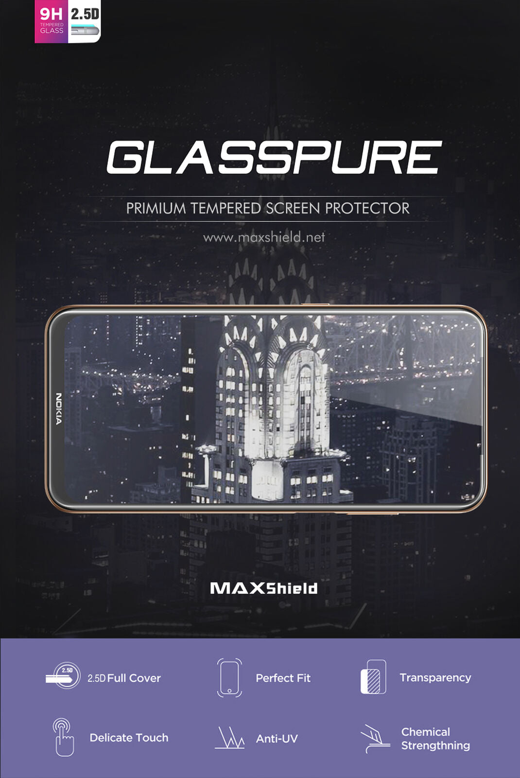For Nokia C21 Plus C30 Tempered Glass Screen Protector