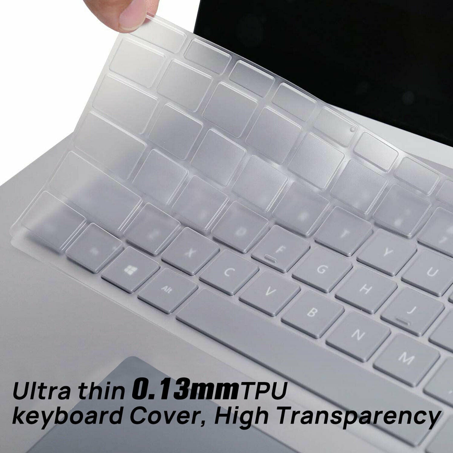 For Microsoft Surface Laptop 4 Soft Clear Keyboard Protector Case Cover