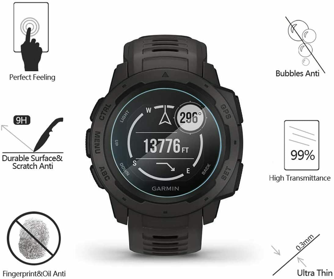 3X For Garmin Instinct/Insti