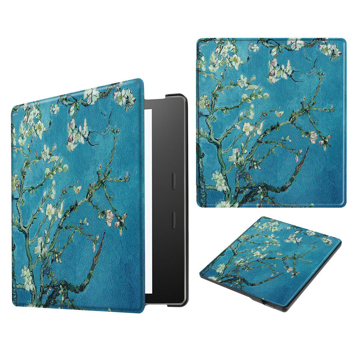 For New Amazon All New Kindle 2019 Painting Leather Smart Cover--Graffiti