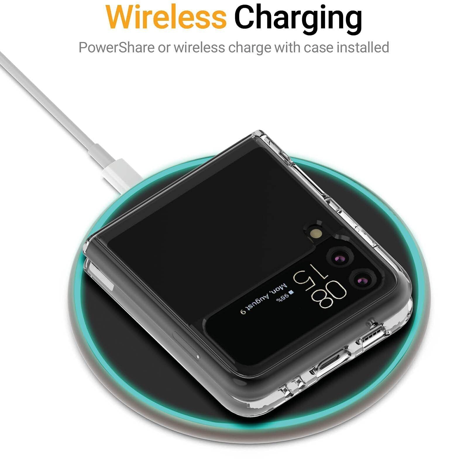 For Galaxy Z Flip 4 5G Screen Protector Hard Case Shockproof Slim Clear Cover