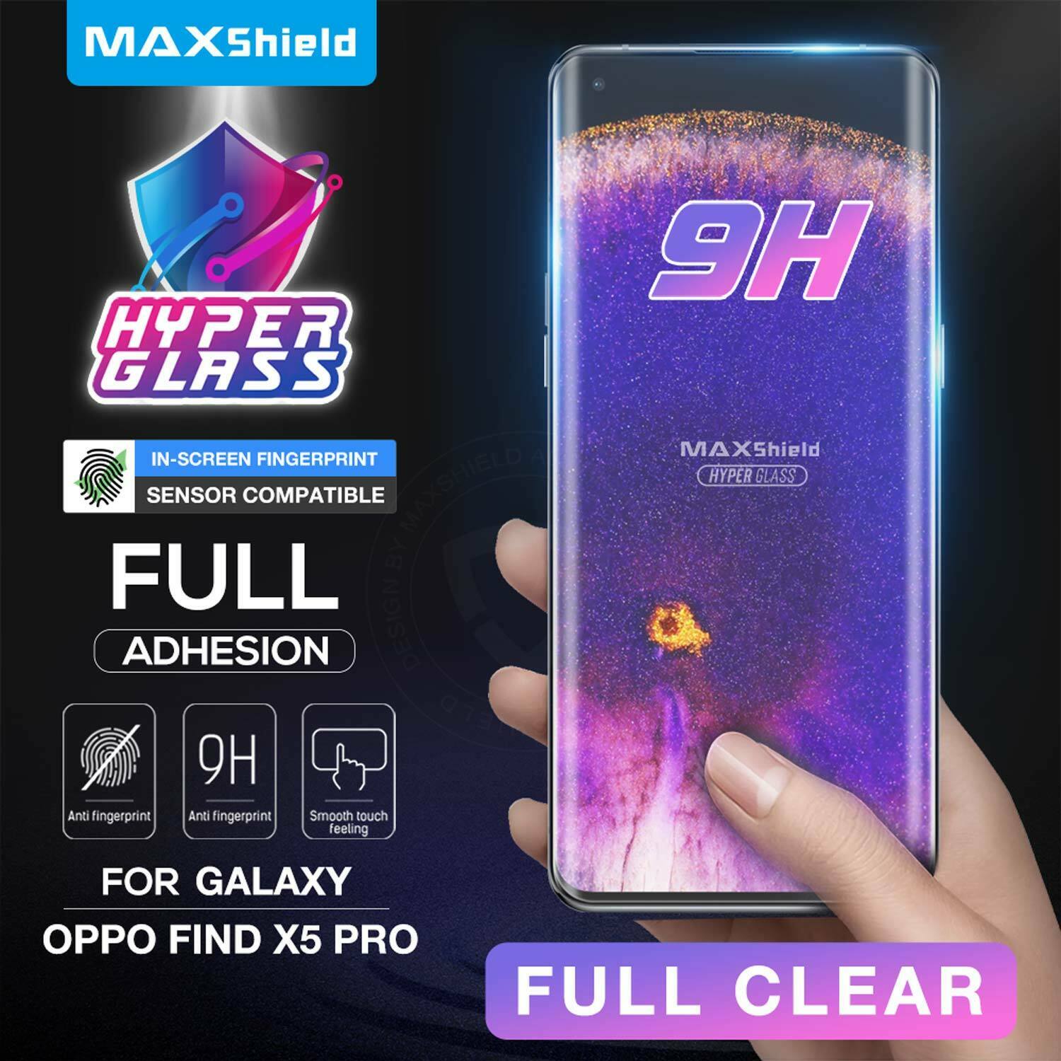 For OPPO Find X5 Pro 5G Full Cover UV Tempered Glass Screen Protector Film