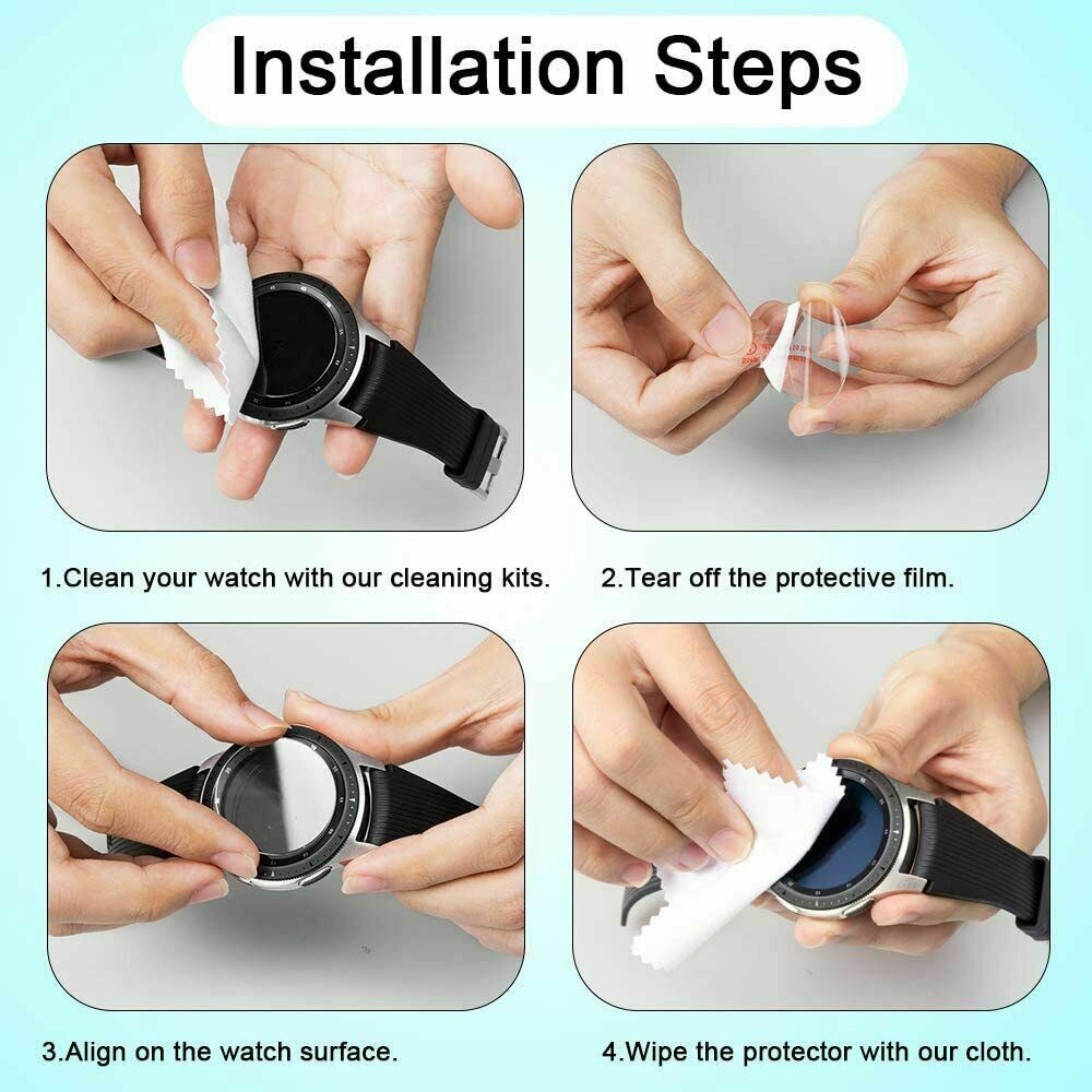 For Garmin Fenix 7 7S 7X Solar Sapphire Tempered Glass Screen Protector Cover