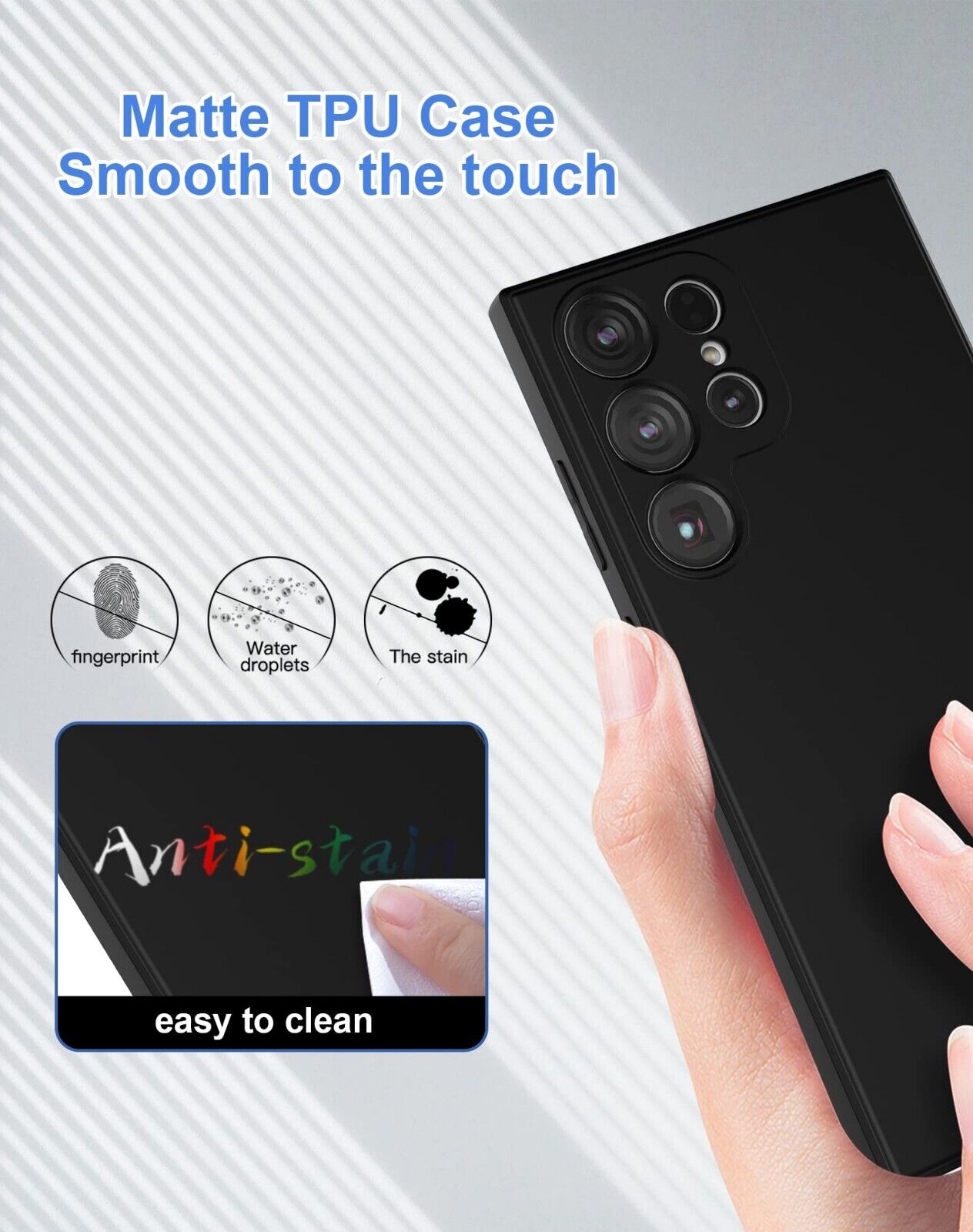 For Samsung Galaxy S24 5G Case Silicone Shockproof Cover