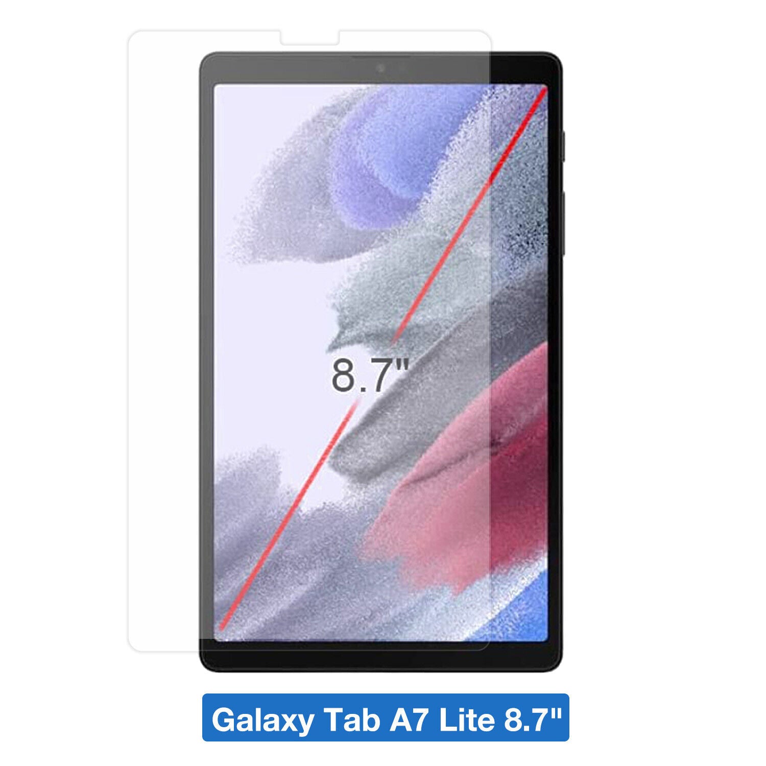For Samsung Galaxy Tab A7 A7 Lite Tempered Glass Screen Protector Full Cover