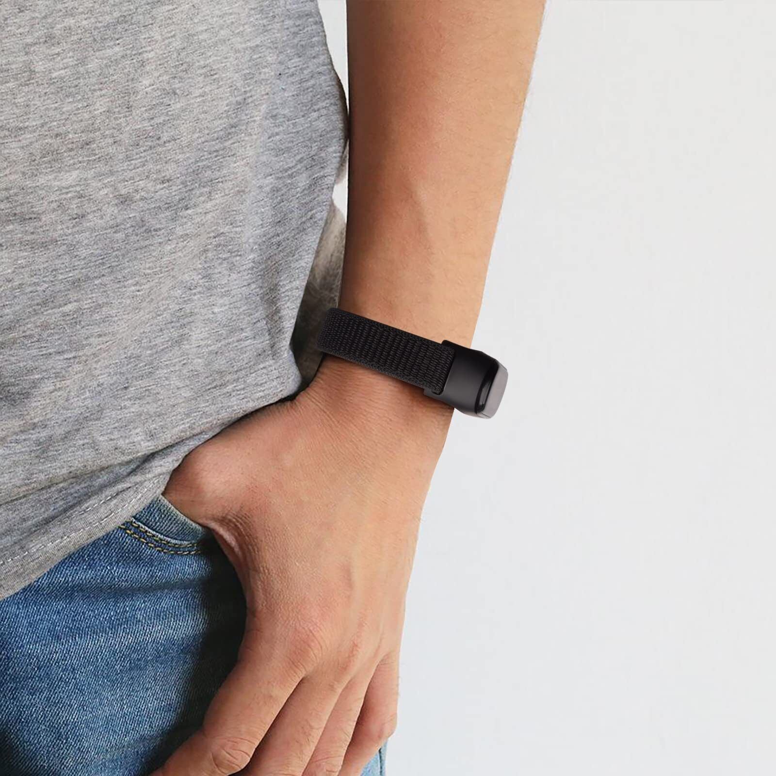 For Xiaomi Mi Band 6/5/7/4 Band Strap Replacement Nylon Loop Wrist Watchband