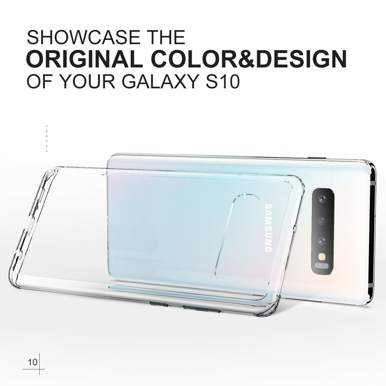 Samsung Galaxy S10E Case Shockproof Crystal Bumper Case Cover