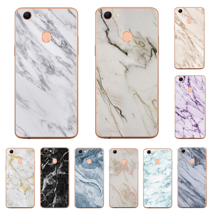 OPPO AX5 Case Marble Pattern Soft TPU Silicone Shockproof Cover Skin