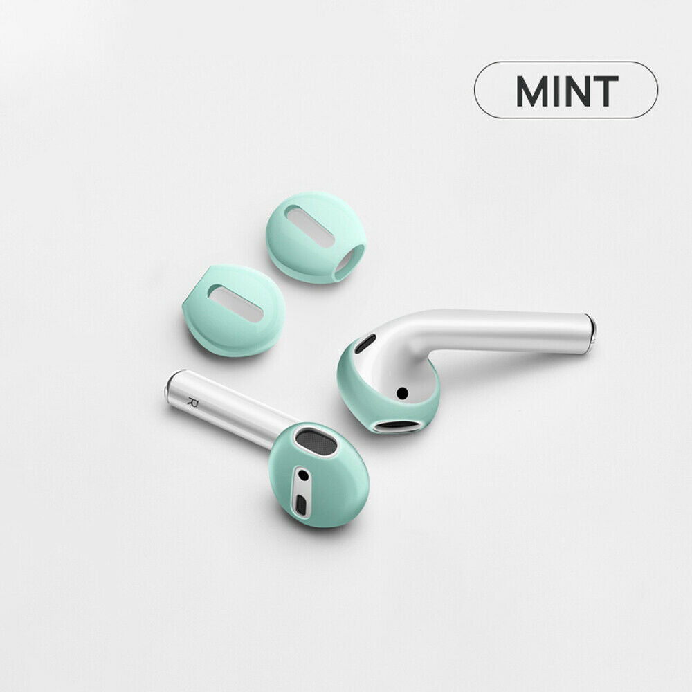 1 Pair For Apple Airpods Case Earpod Cover Ear Hook Earbuds Ear Tips silicone