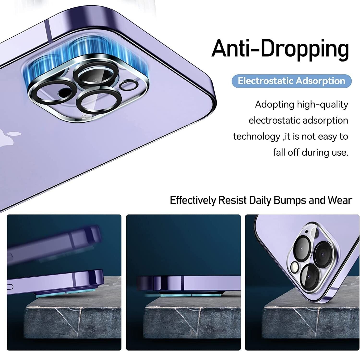 3x Privacy Tempered Glass Screen Protector Lens Cover For iPhone 14 Pro Max Plus