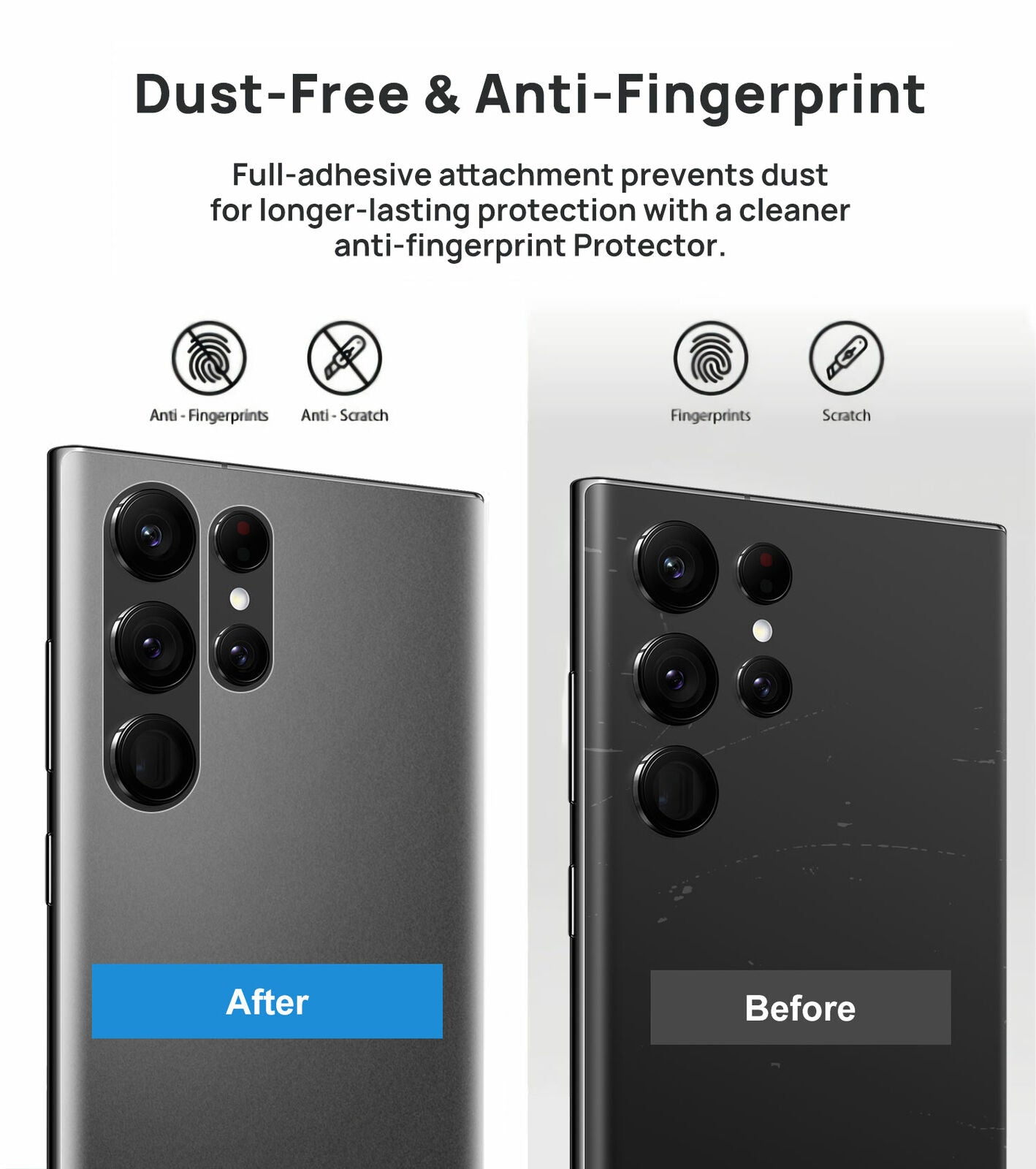 For Samsung Galaxy S22 Plus Ultra 5G Back Screen Protector Skin Clear Matte Film