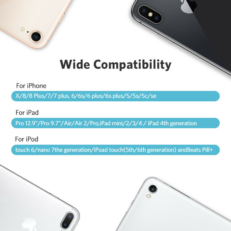 2 in 1 Lightning Charger Data Sync Cable with Micro USB for Android APPLE Device