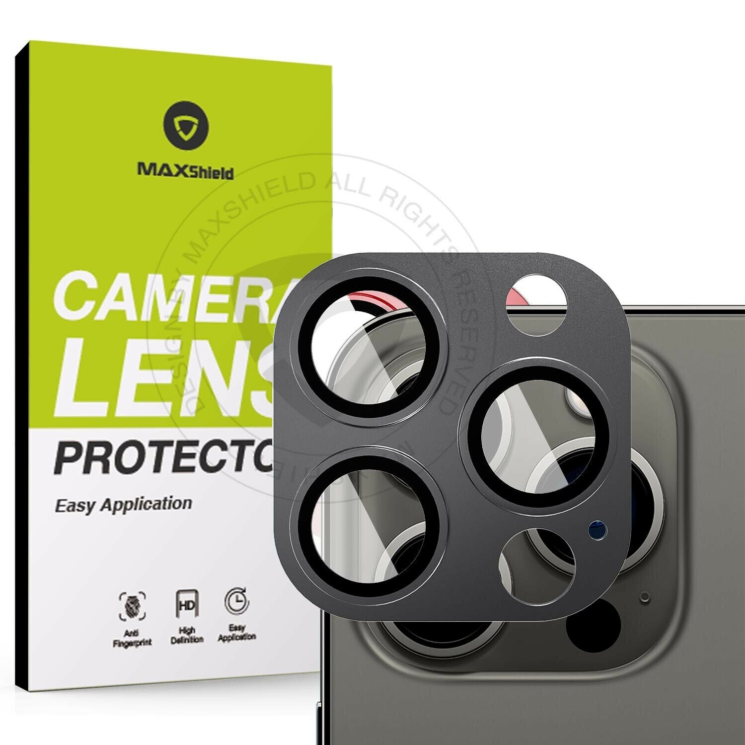 [1 Packs] For Apple iPhone 14 Series Screen Protector Full Cover Metal Camera Lens Glass