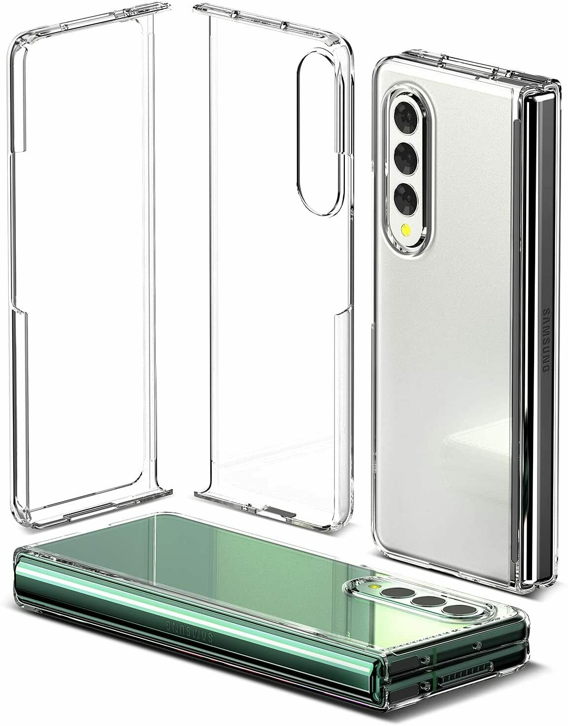 For Samsung Galaxy Z Fold 4 5G Case Clear Heavy Duty Shockproof Cover