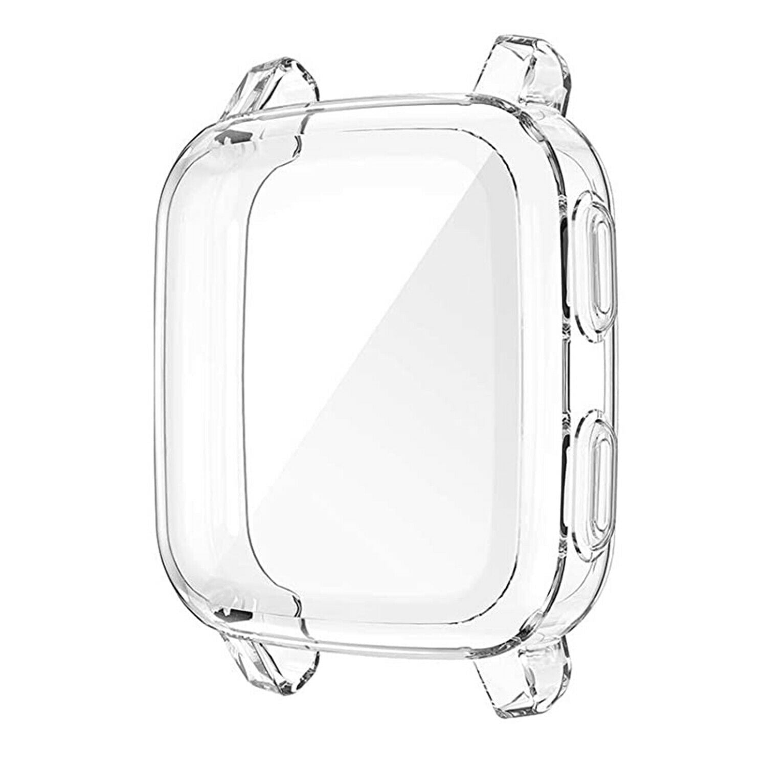 For Garmin Venu SQ Music Shockproof Clear TPU Case Full Cover Screen Protector