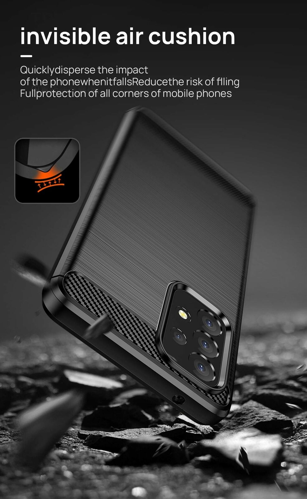 Fr Samsung Galaxy A13 A23 A33 A73 5G Case Shockproof Heavy Duty Rugged Cover