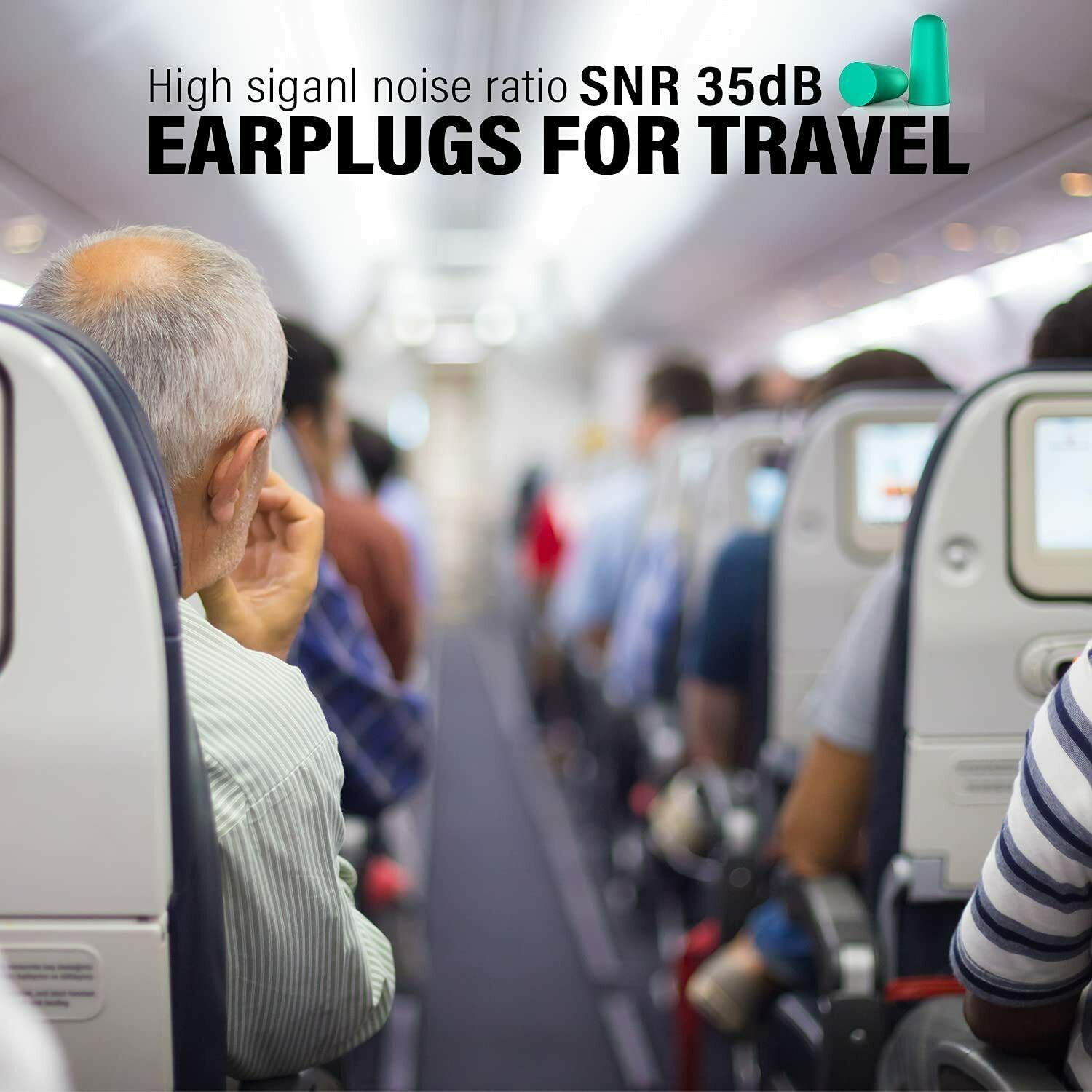 Reusable Earplugs Noise Cancelling Silicone Sleeping Snoring Ear Plugs Study