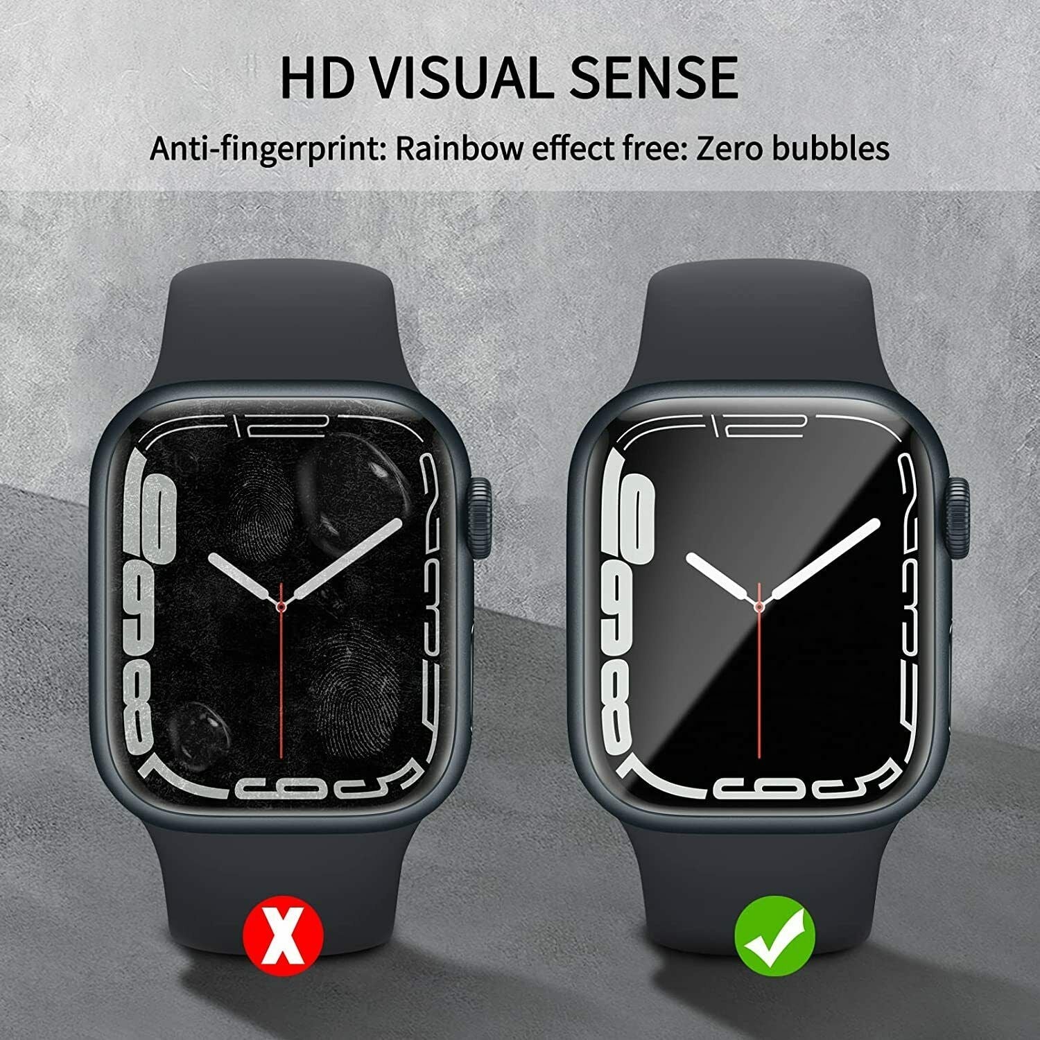 For Apple Watch 8 6D Glass Full Screen Protector