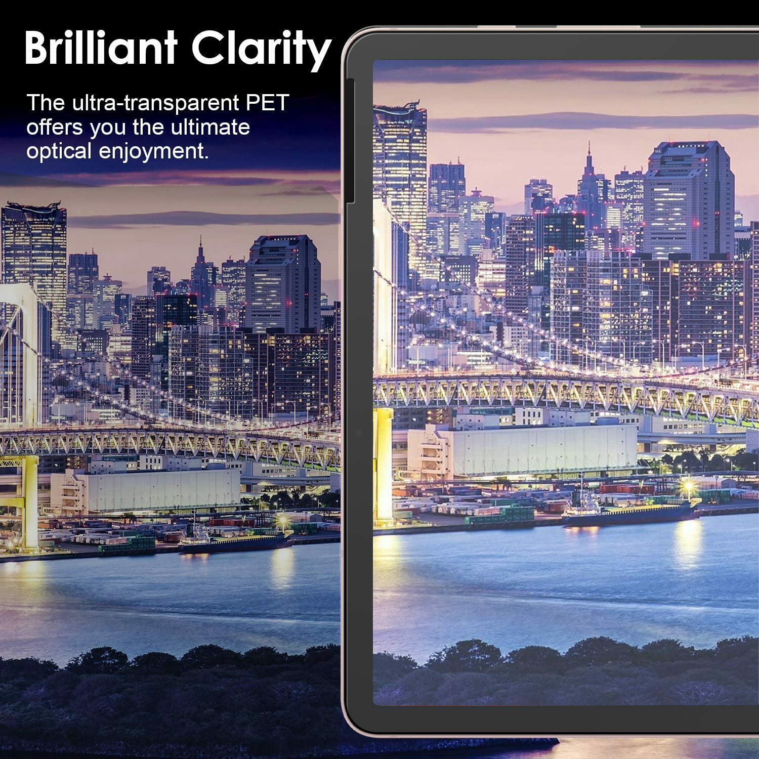 2X For Galaxy Tab S8 Plus Ultra Full Cover Screen Protector Clear Matte Film