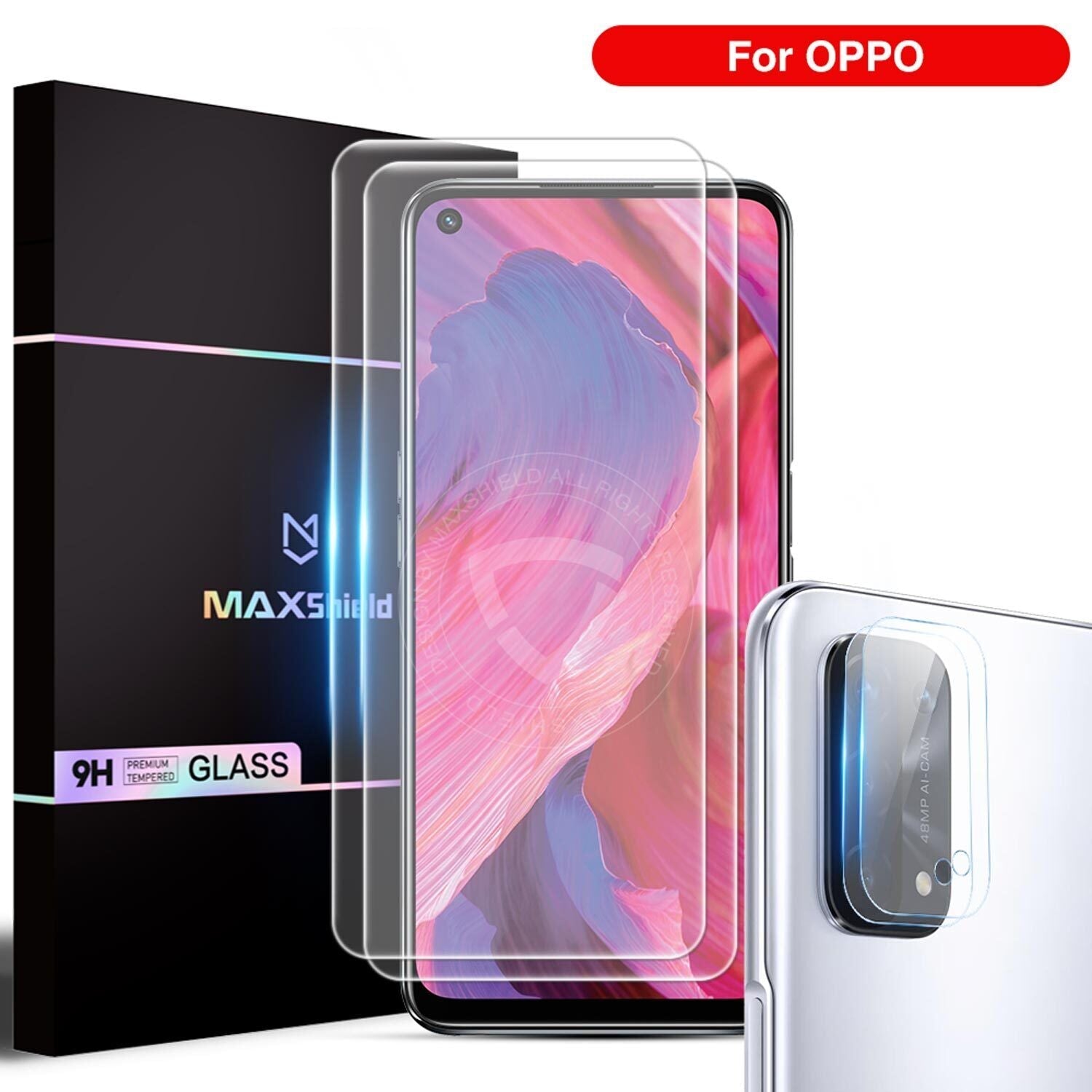 Fr OPPO A74 A54 5G A54S Reno 8 LiteTempered Glass Screen Protector Camera Lens Protector