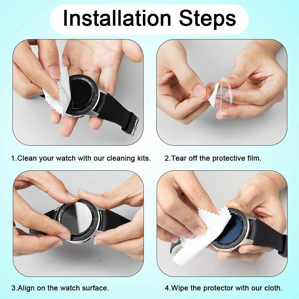 For Samsung Galaxy 5 Pro 40mm 44mm 45mm Watch Tempered Glass Screen Protector