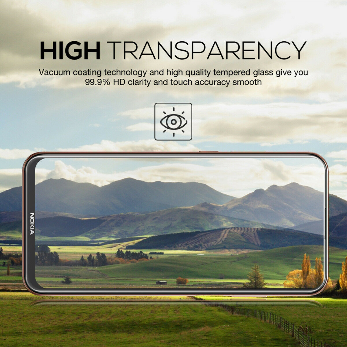 For Nokia C21 Plus C30 Tempered Glass Screen Protector