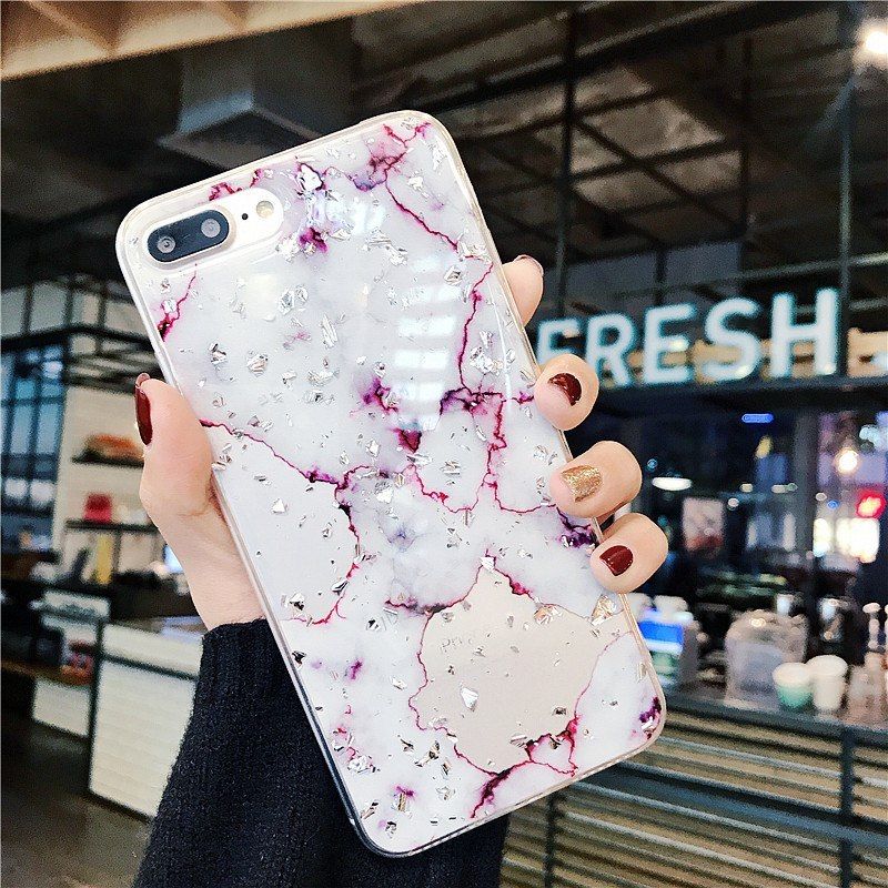 iPhone XR Case Shockproof Tough Marble Soft Cover for Apple