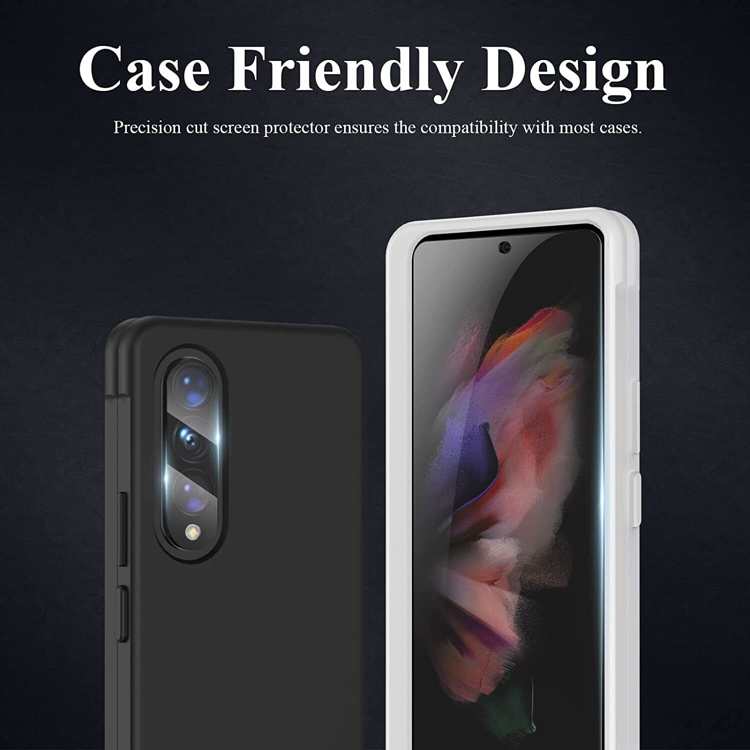 For Galaxy Z Fold 4 5G Tempered Glass Anti Spy Privacy Screen Protector Film