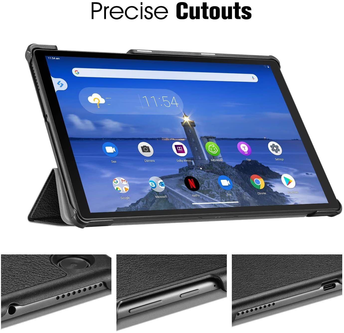 For Lenovo Tab M10 Plus 3rd Case Magnetic Leather Cover