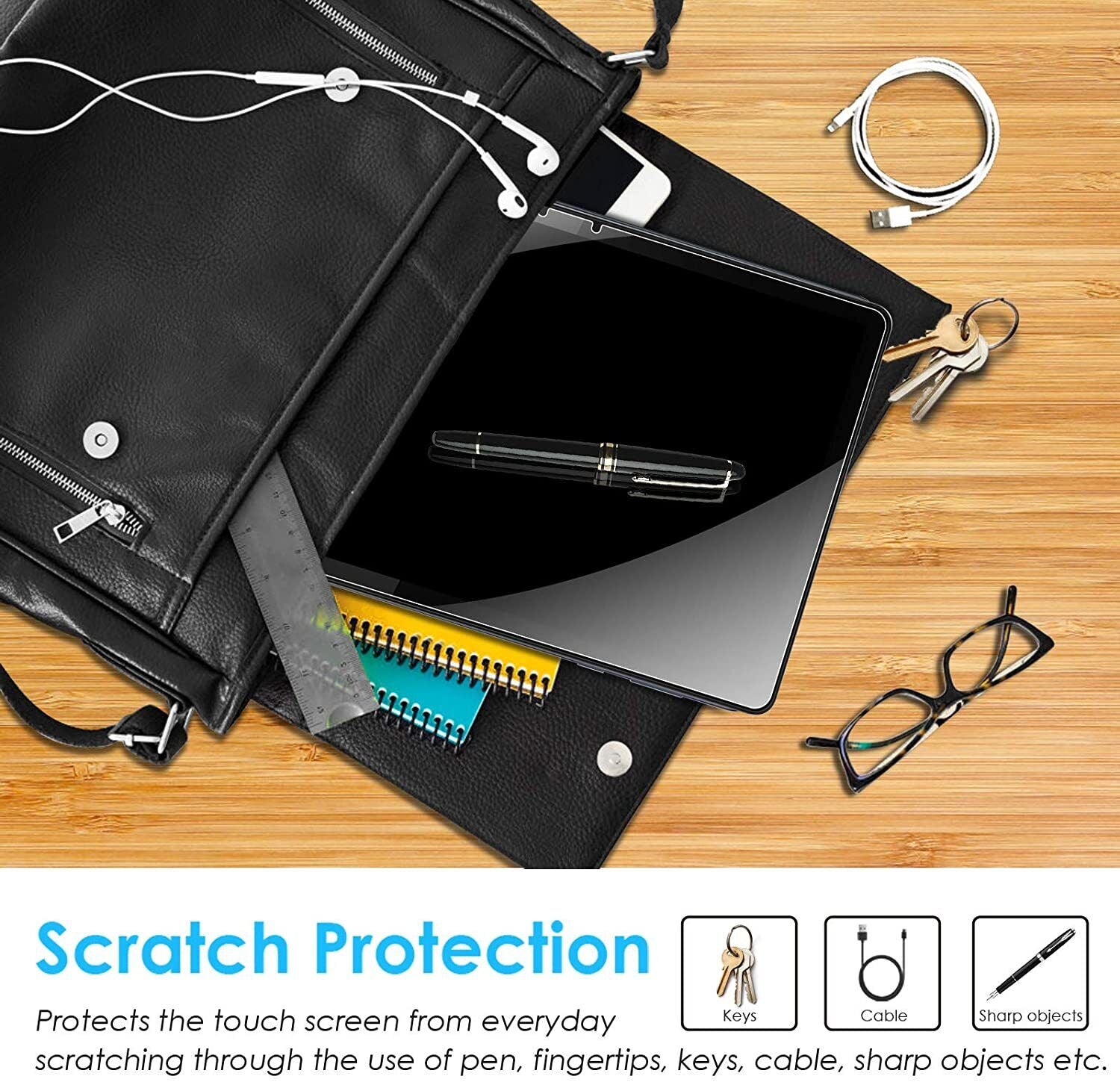 [2 Packs]For Lenovo Tab E7 E8 8.0 E10 10.1 Yoga Tempered Glass Screen Protector