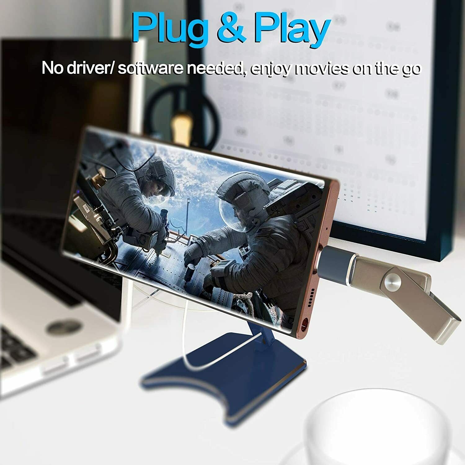 3X USB-C OTG Data Adapter USB Type C Male to USB 3.1 A Female Cable Converter