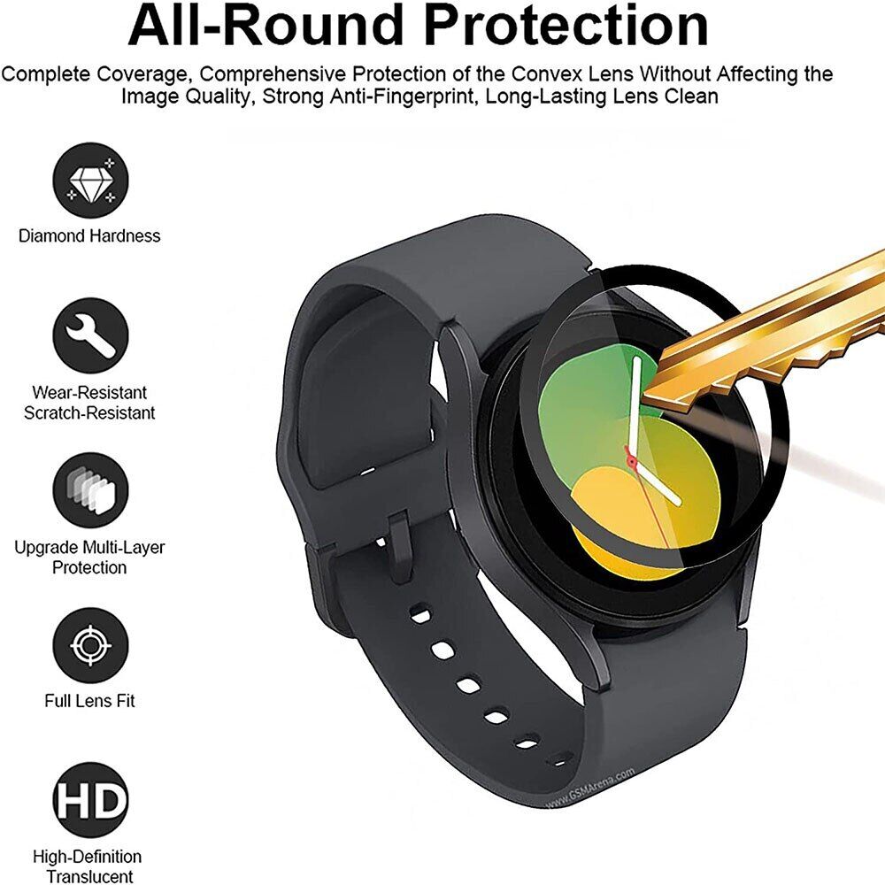 [3 Packs]For Samsung Galaxy Watch 5 Pro 45mm Full Coverage Screen Protector 3D HD