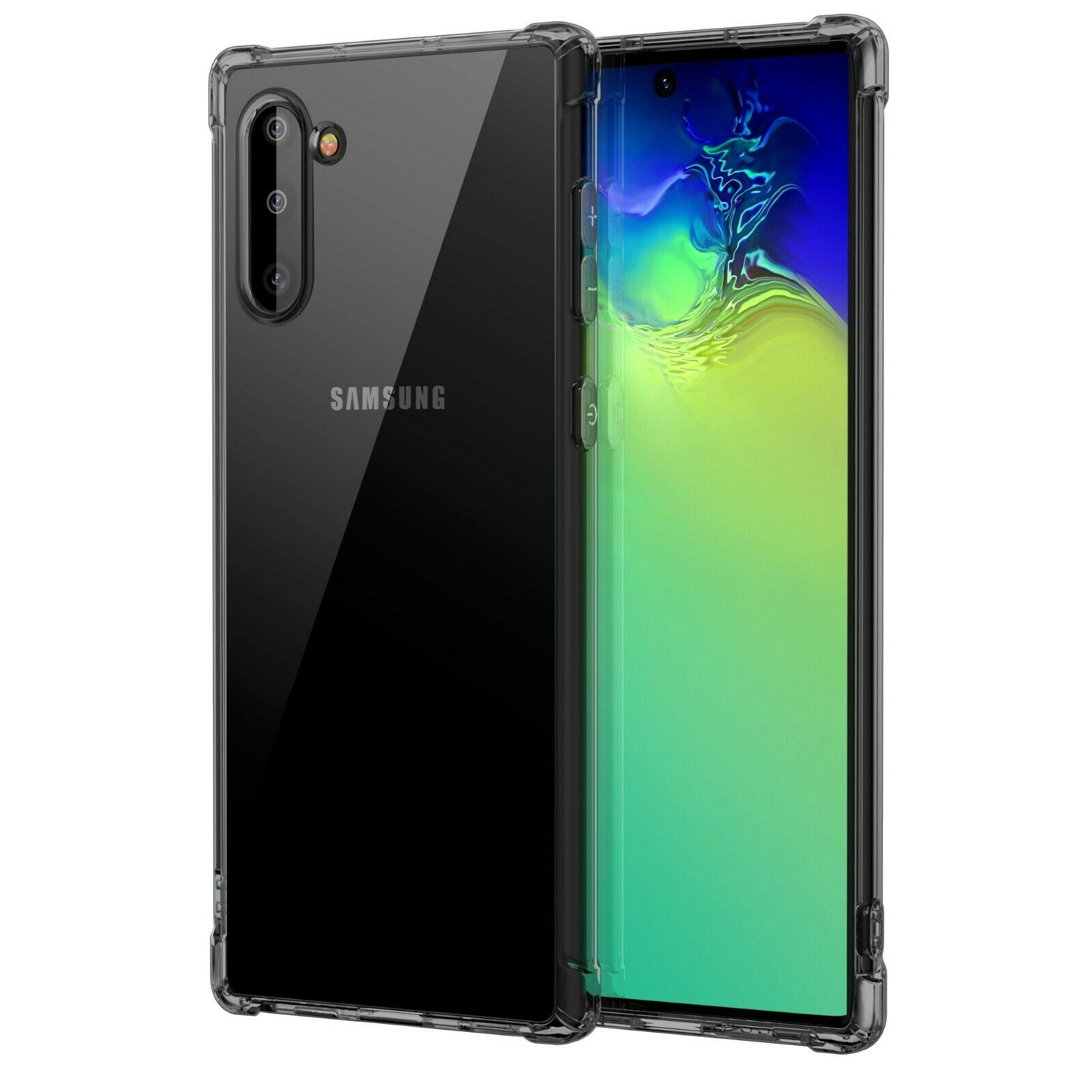Samsung Galaxy Note 10 Plus Case Clear Heavy Duty Shockproof Slim Cover