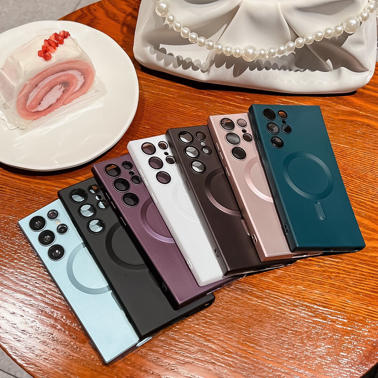 For Samsung Galaxy S24 Plus Ultra 5G Shockproof Mag Safe Case Cover