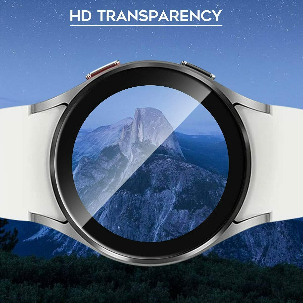 For Samsung Galaxy 5 Pro 40mm 44mm 45mm Watch Tempered Glass Screen Protector