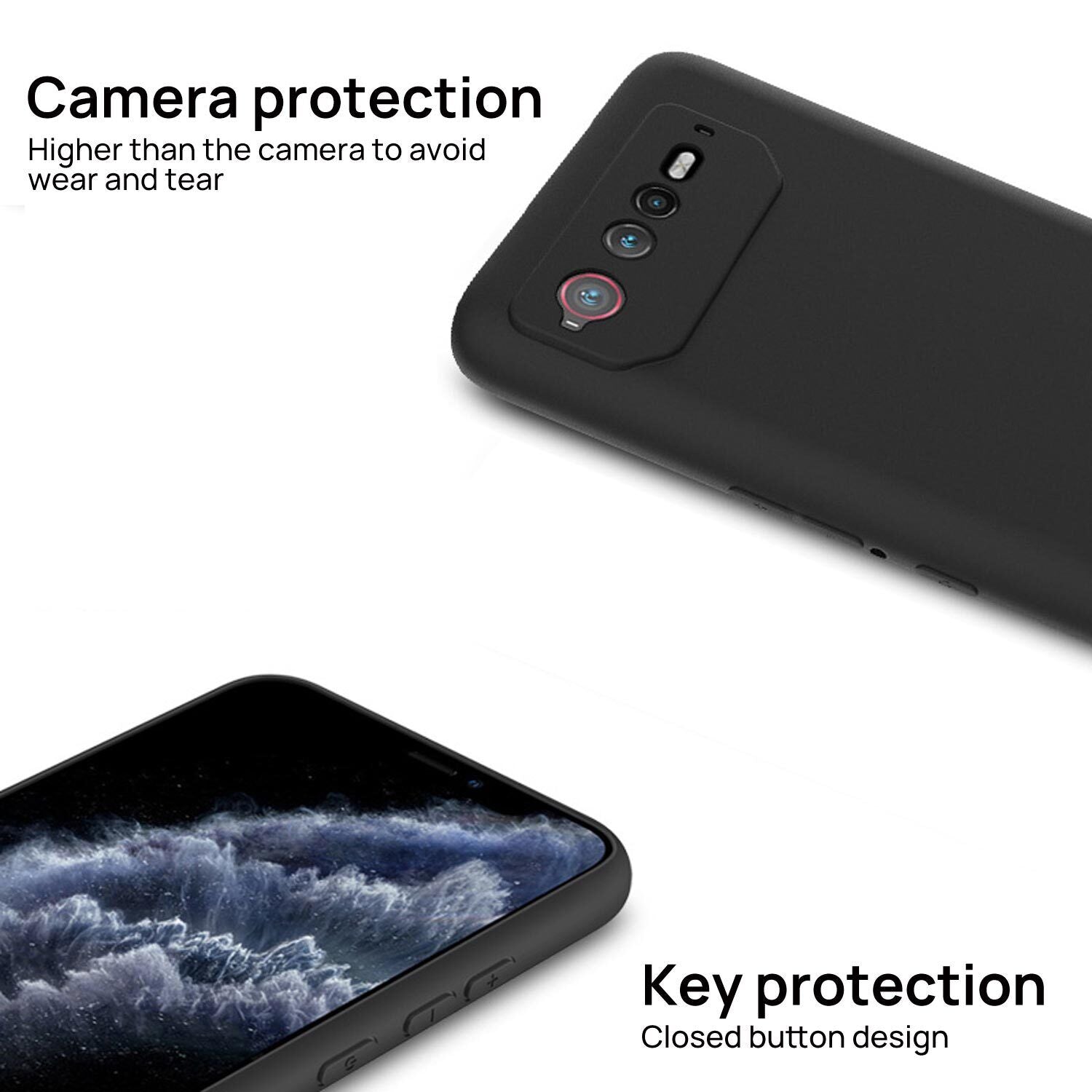 For Asus ROG Phone 6 6Pro Case Matte Slim Shockproof Soft Cover Protector