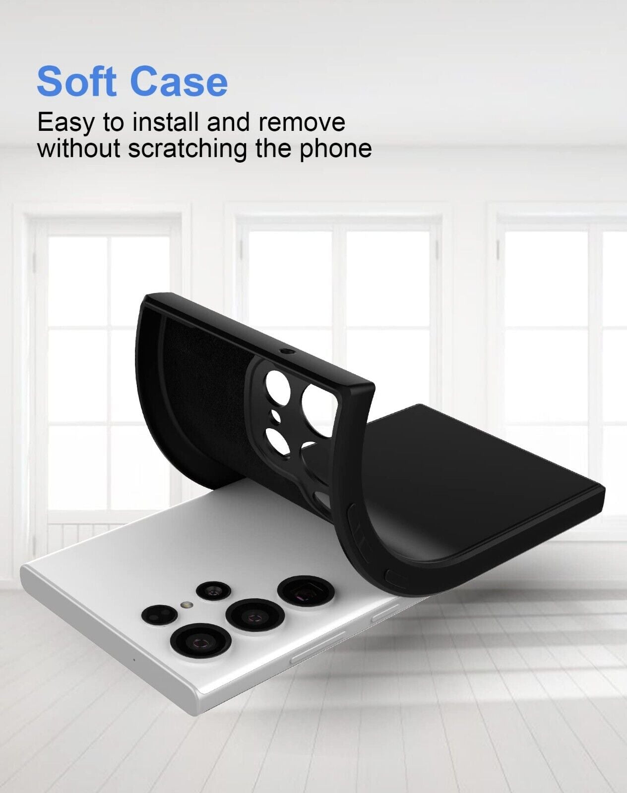 For Samsung Galaxy S24 5G Case Silicone Shockproof Cover