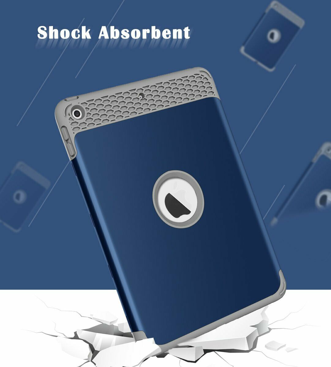 Heavy Duty Kids Shockproof Cover iPad Case For iPad 5th Generation 2017 9.7"