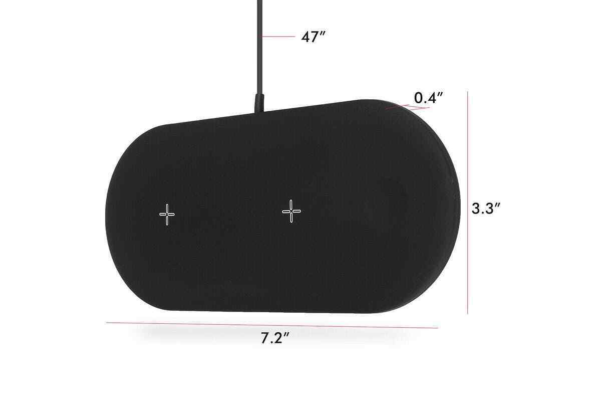 3in1 QI Wireless charger charge Station Dock for Apple Watch iPhone