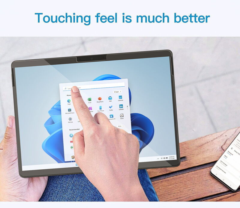 2X Microsoft Surface Laptop Go 2 Full Cover Screen Protector